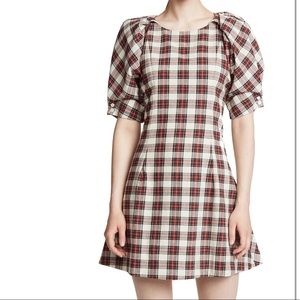 Maggie Marilyn Red Plaid Dress